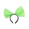 Net Lime Green Bow Headband 30cm