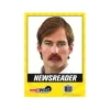 Newsreader Moustache