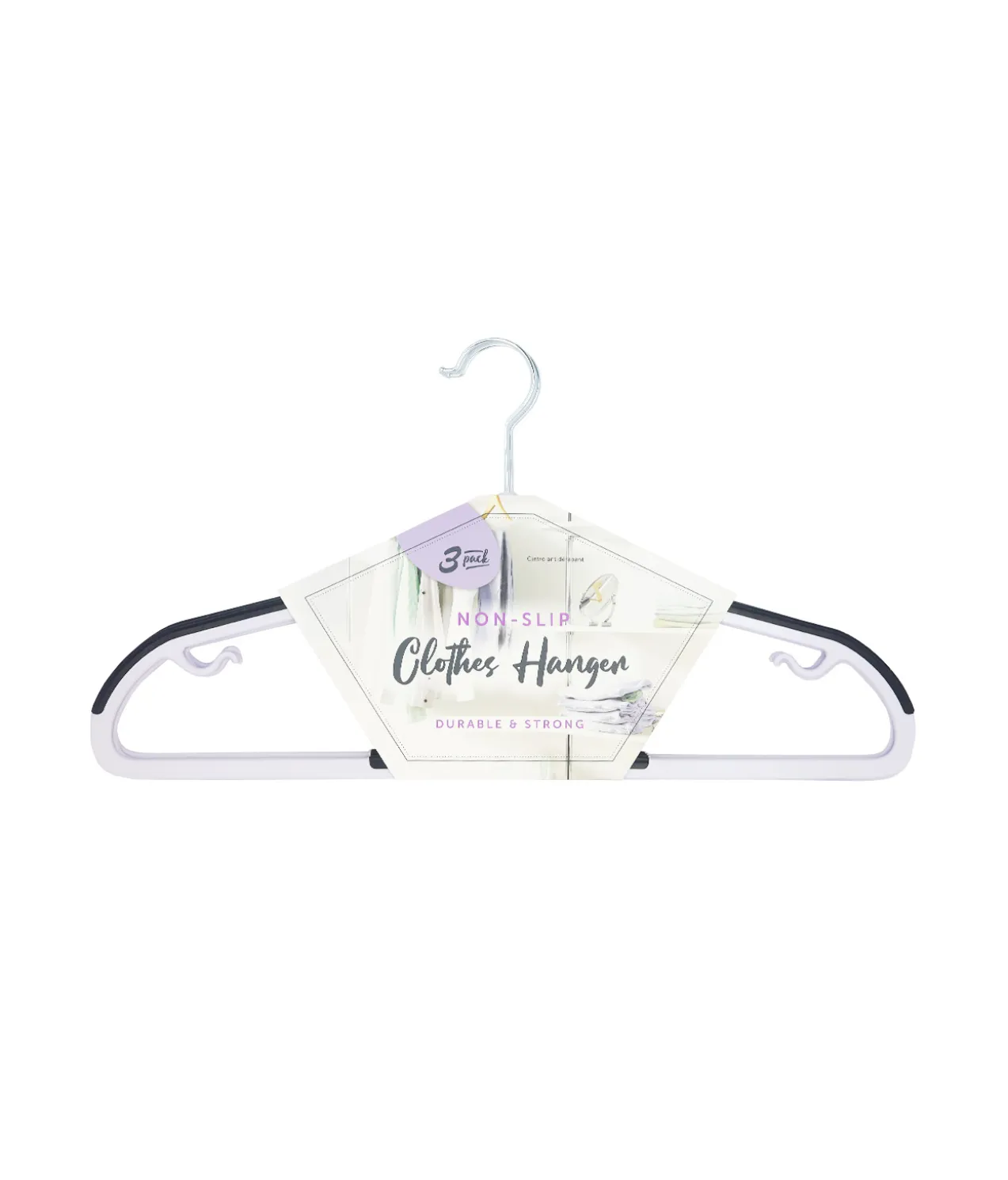 Non-Slip Coat Hanger 3pk
