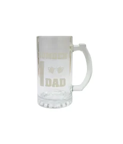 Number 1 Dad Beer Glass Mug