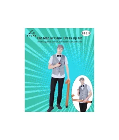 Old Man With Cane Dress Up Kit
