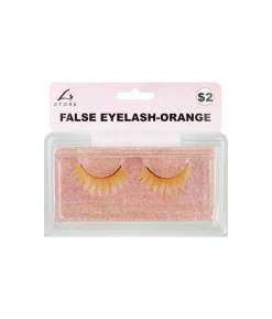 Orange False Eyelashes