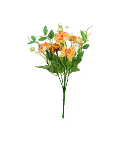 Orange Flowers 5 Heads 30cm