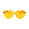 Orange Heart Shape Glasses