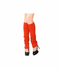 Orange Leg Warmers