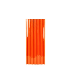 Orange Paper Straws 25pk