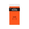 Orange Plastic Tablecover 3pk