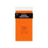 Orange Round Plastic Tablecover 213x213cm