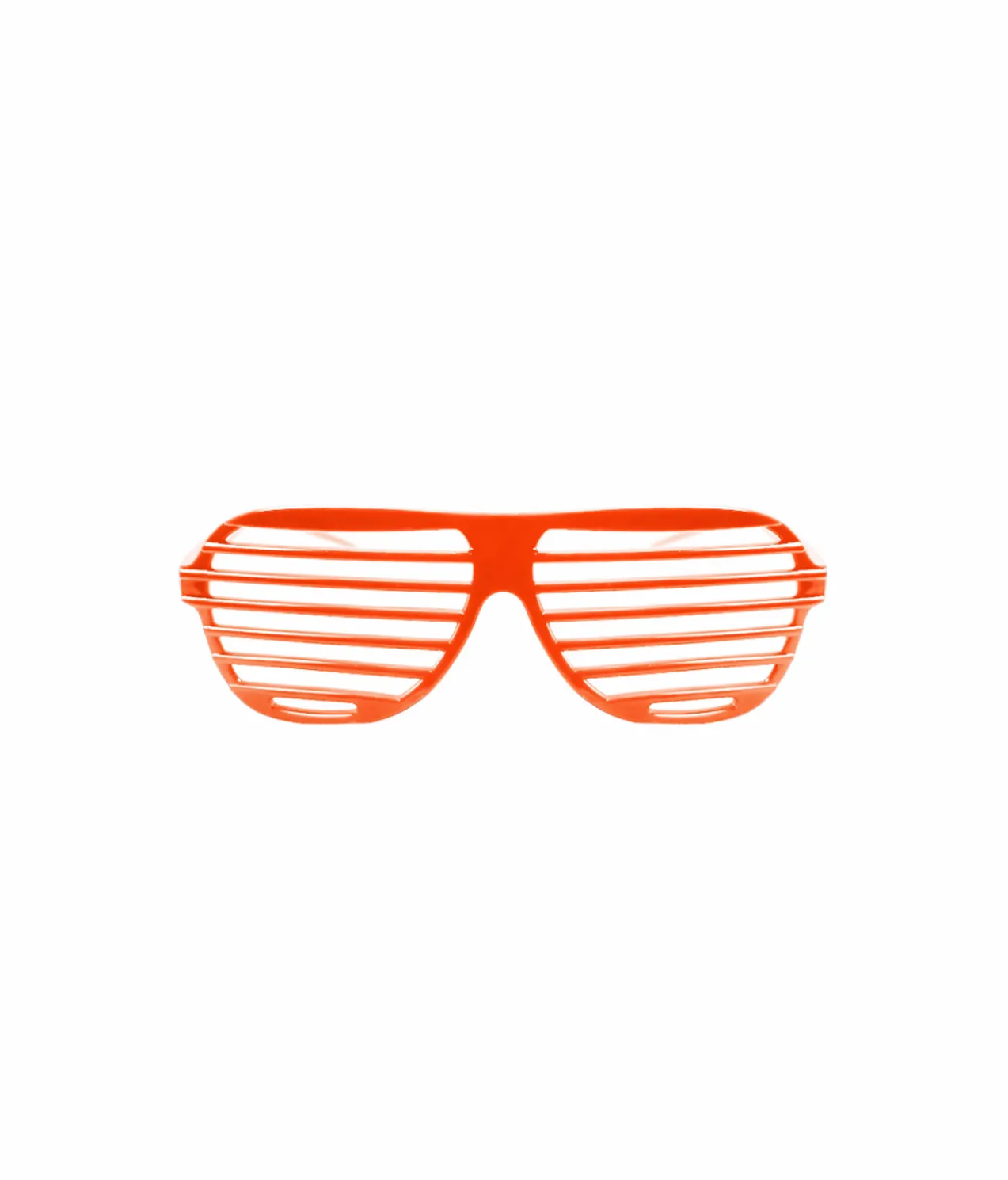 Orange Shutter Shade Glasses
