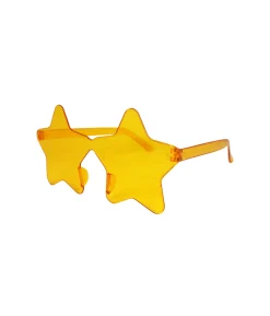 Orange Star Shape Glasses