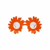 Orange Sunflower Party Glasses