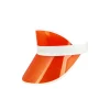 Orange Transparent Plastic Visor