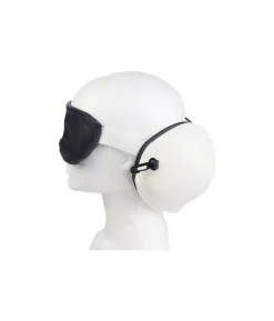 Panda Ear Cups Travel Pillow with Eye Mask