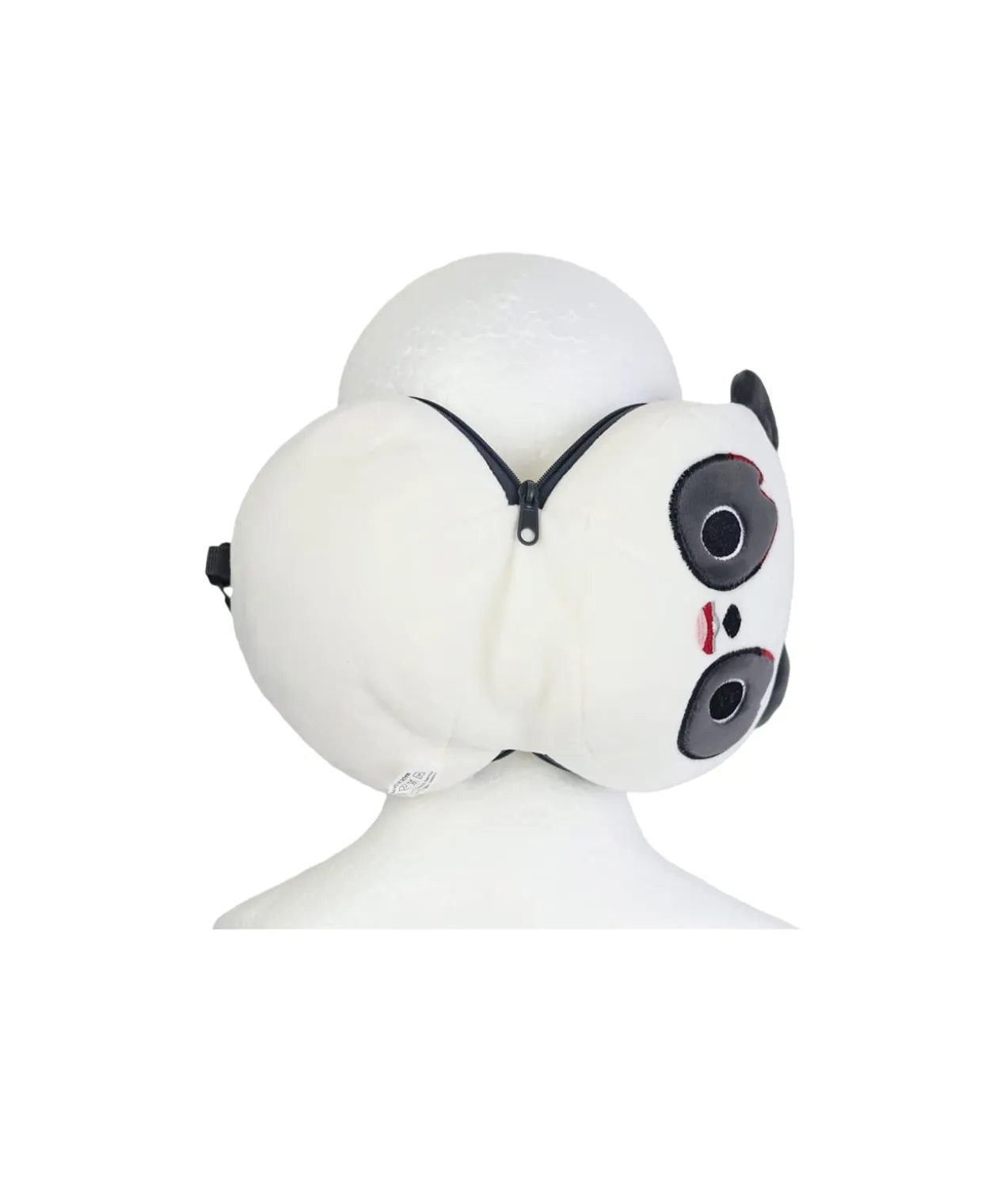 Panda Ear Cups Travel Pillow with Eye Mask