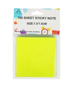 Paper Sticky Notes 100 sheets 7.5 x 7.5cm