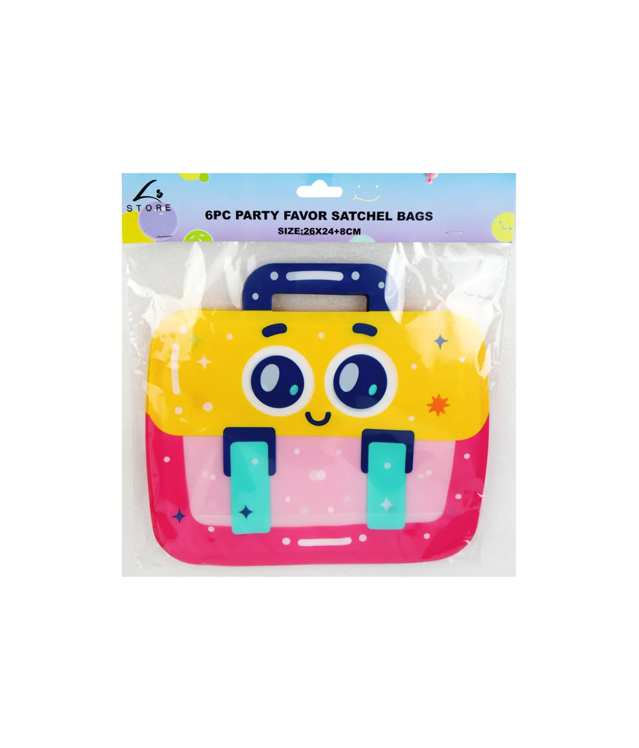 Party Favor Satchel Bags 6pk