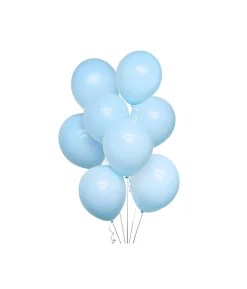 Pastel Blue Latex Balloons 12inch 20pk