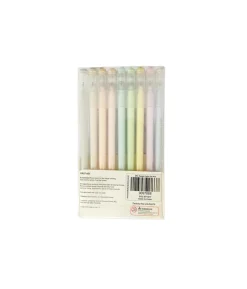 Pastel Color Gel Pen 9pc