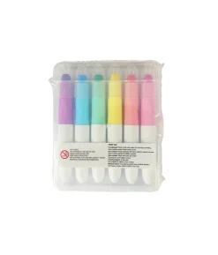 Pastel Color Washable Crayon 6pc