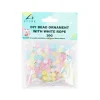 Pastel Small Balls DIY Bead Ornament With White Rope 30g
