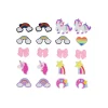 20pc Rainbow&Unicorn DIY Decoration with Safety Pin