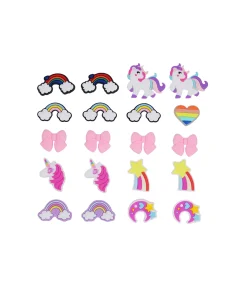 20pc Rainbow&Unicorn DIY Decoration with Safety Pin