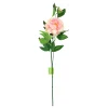 Peach Green Tea Peony Stem 74cm