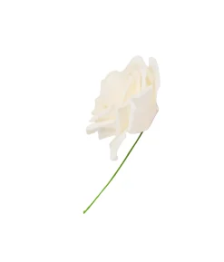 Peach Rose Artificial Craft Flower 6pc 10cm