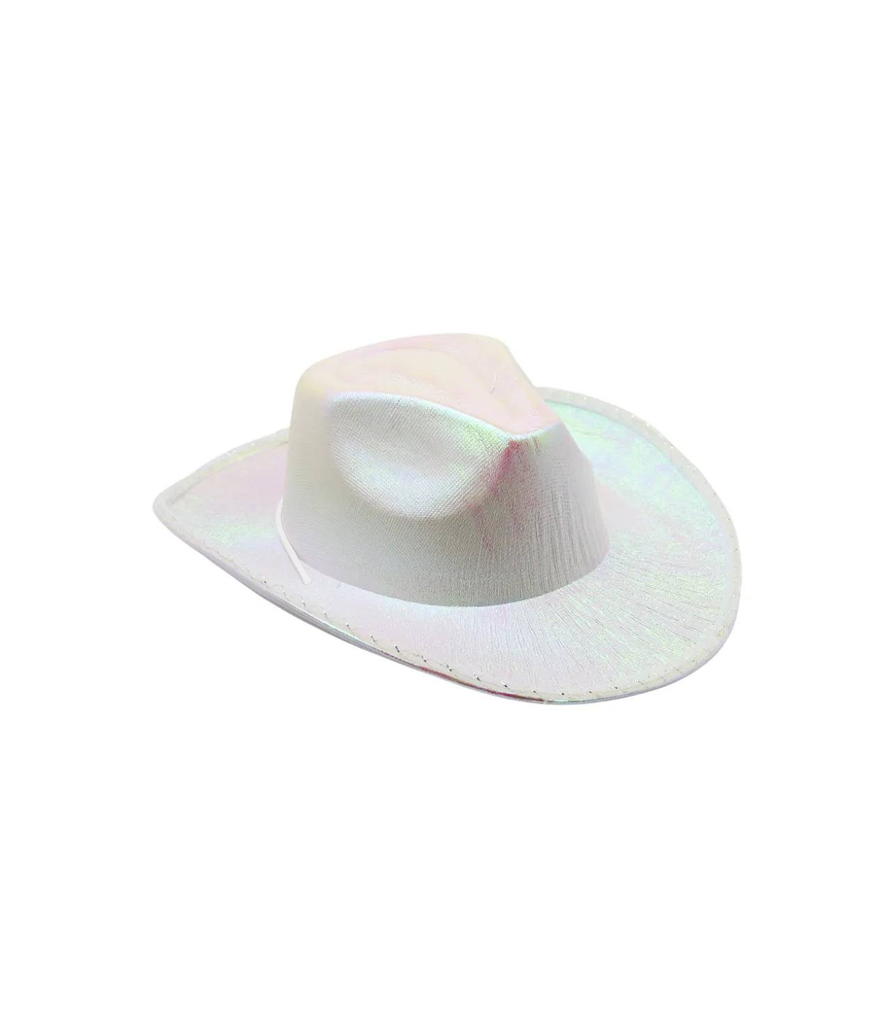 Pearl White LED Cowboy Hat