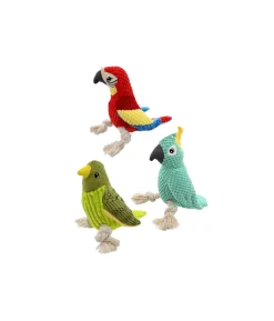 Pet Plush Squeaky Bird Toys Assorted