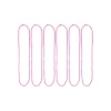 Pink Bead Necklaces 78cm 6pk