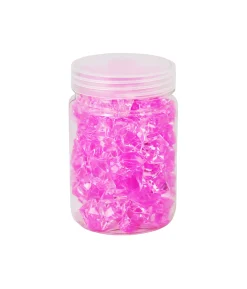Pink Big Crystal Plastic Stone 160g