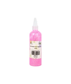 Pink Craft Glitter Glue 120ml