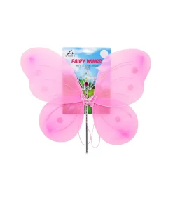 Pink Fairy Wings with Wand