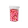 Pink Heart Shape Sequins 80g