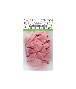 Pink Latex Balloons 12inch 50pk