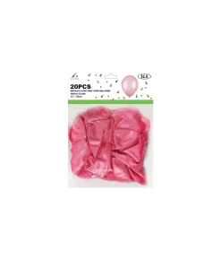 Pink Metallic Latex Balloons 12inch 20pk