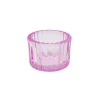 Pink Mini Colored Glass Candle Cup 5.5 x 3.7cm 1pc