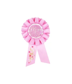 Pink Mom To Be Badge 8×15.5cm