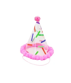 Pink Party PVC Clear Hat