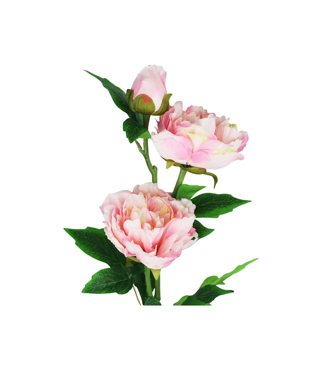 Pink Peony Bush Stem 82cm
