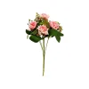Pink Rose Bunch 7 Head 32cm