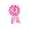 Pink 1st Birthday Badge 8×15.5cm
