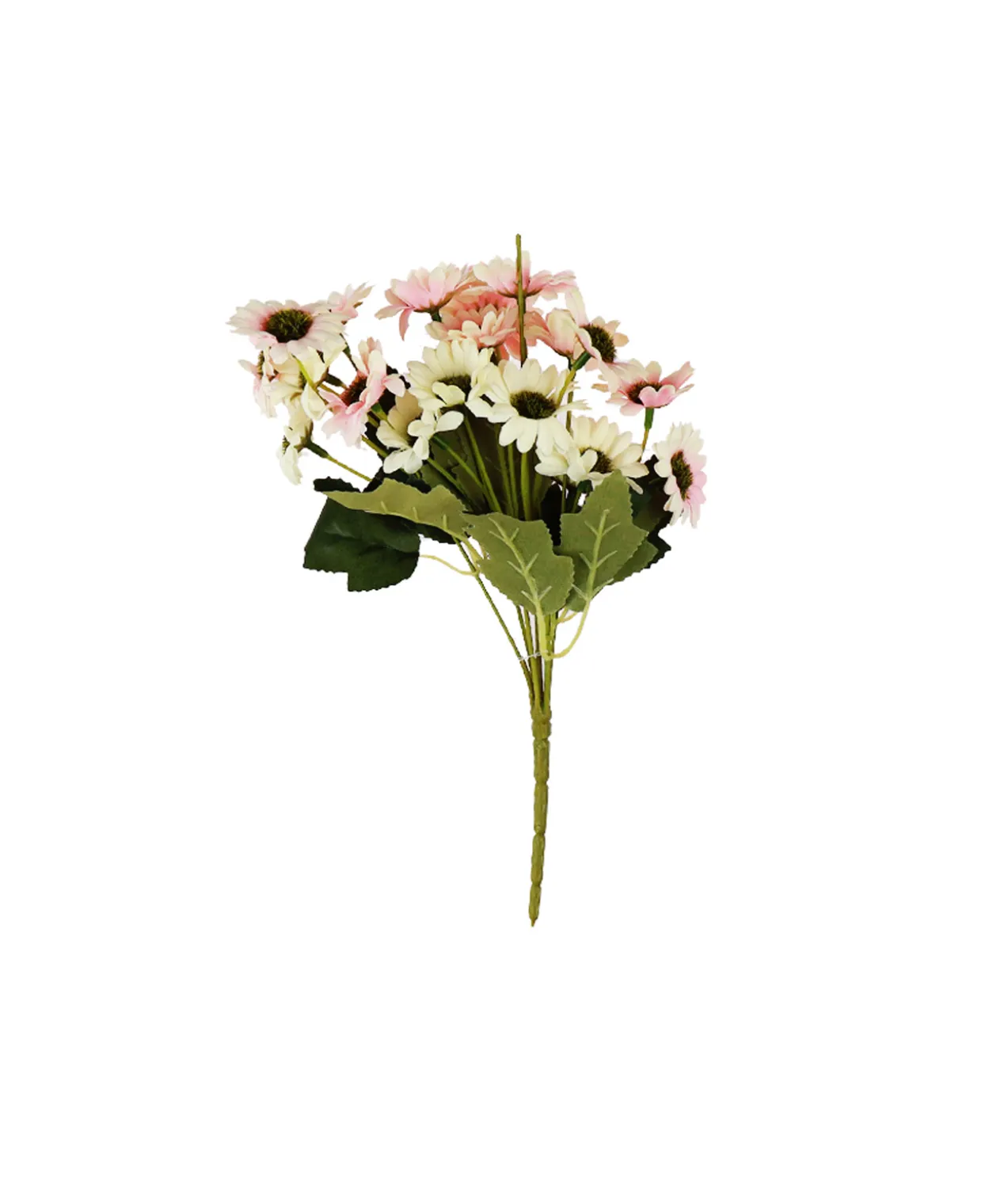 Pink & White Daisy 18 Heads 32cm