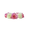 Pink & White Rose Flower Crown
