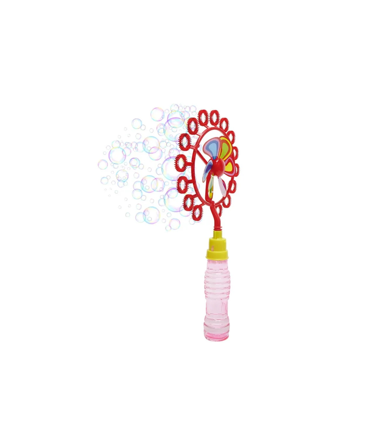 Pinwheel Bubble Wand Assorted