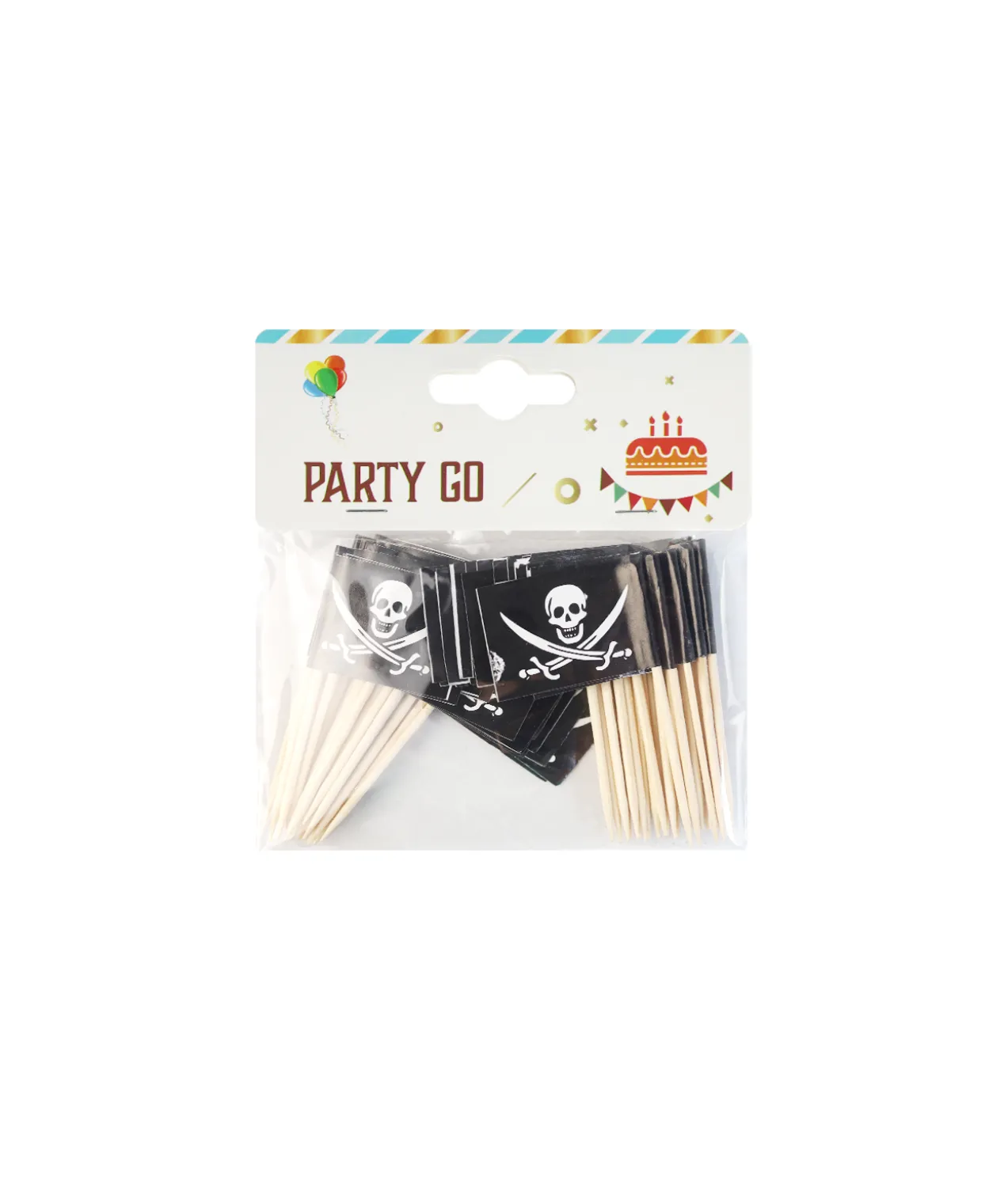 Pirate Flag Party Picks 50pk
