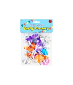 Plastic Diamond Rings 20pk