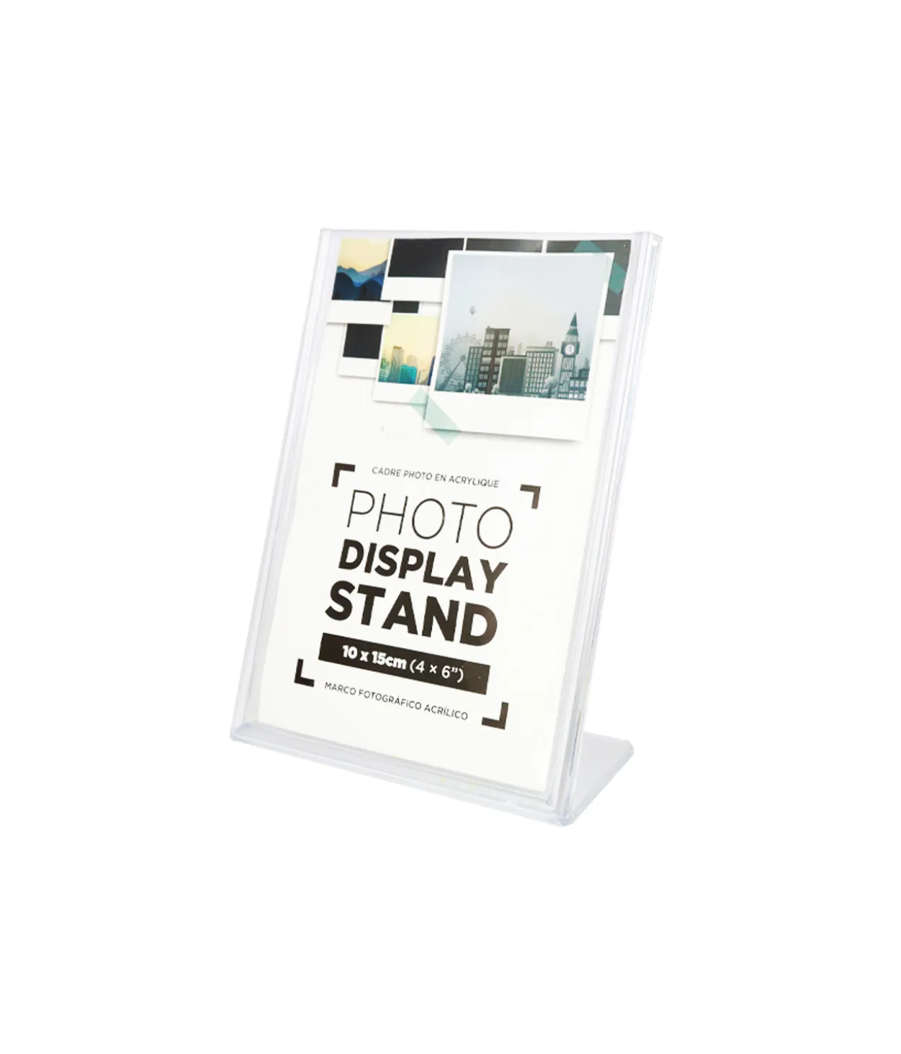 Plastic Photo Display Stand 10x15cm