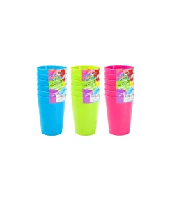 Plastic Tumblers Assorted 4pk
